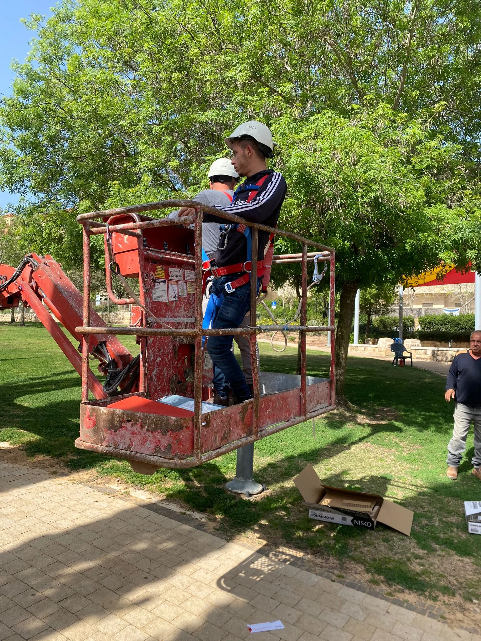 תחזוקת תאורת פארק עירוני