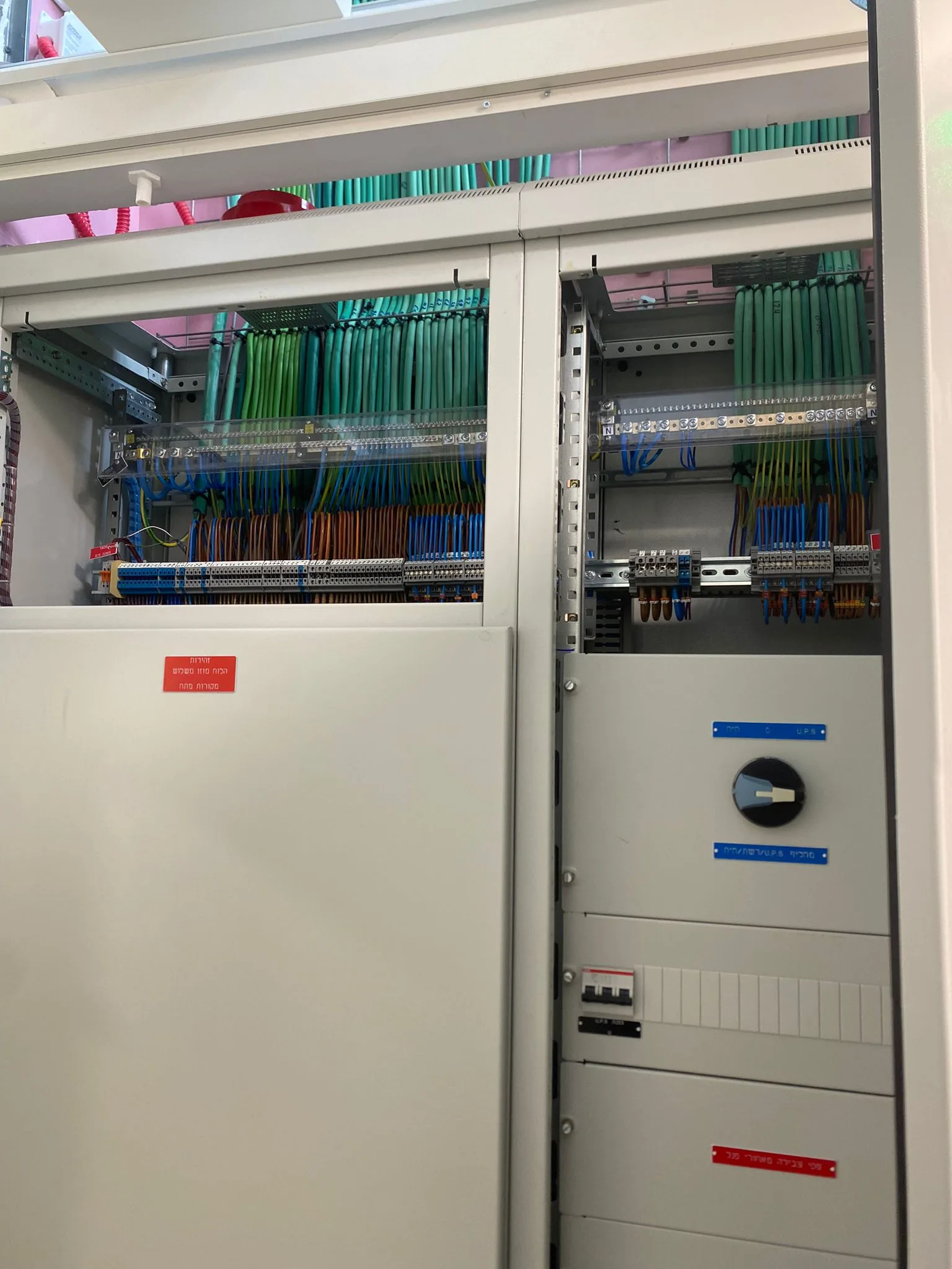 לוח חשמל תעשייתי — תחזוקת חשמל מפעלים